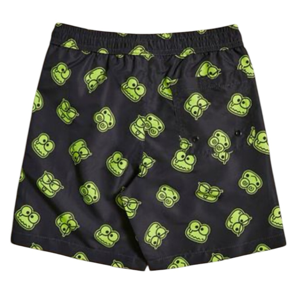 NEW Hello Kitty Keroppi Swim Trunks Boys Bathing Suit Swim Shorts Kids Frog Face - Picture 3 of 6
